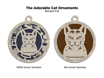 Adorable Cat Ornaments
