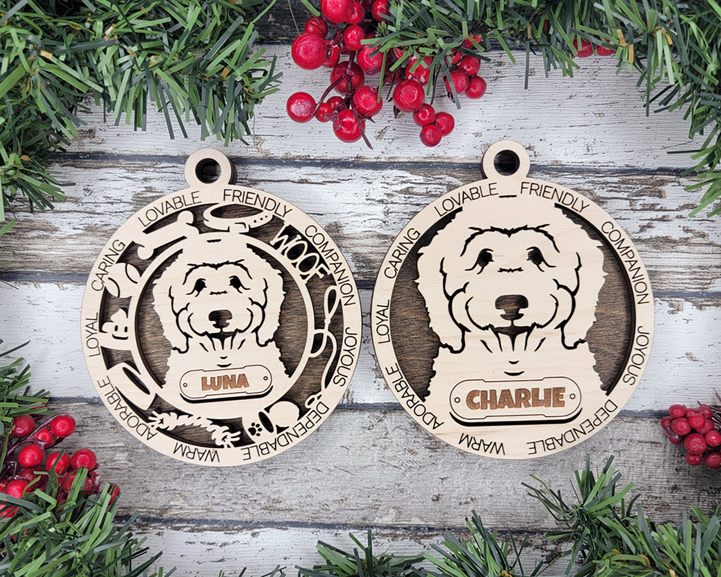 Adorable Dog Ornaments Pack 3