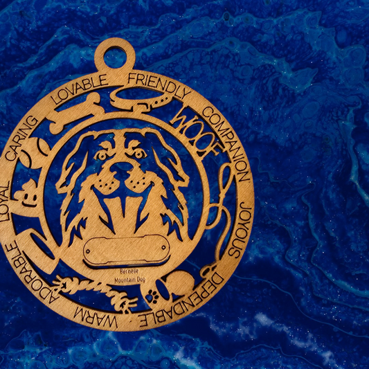 Bernese Mountain Dog Ornament (25)