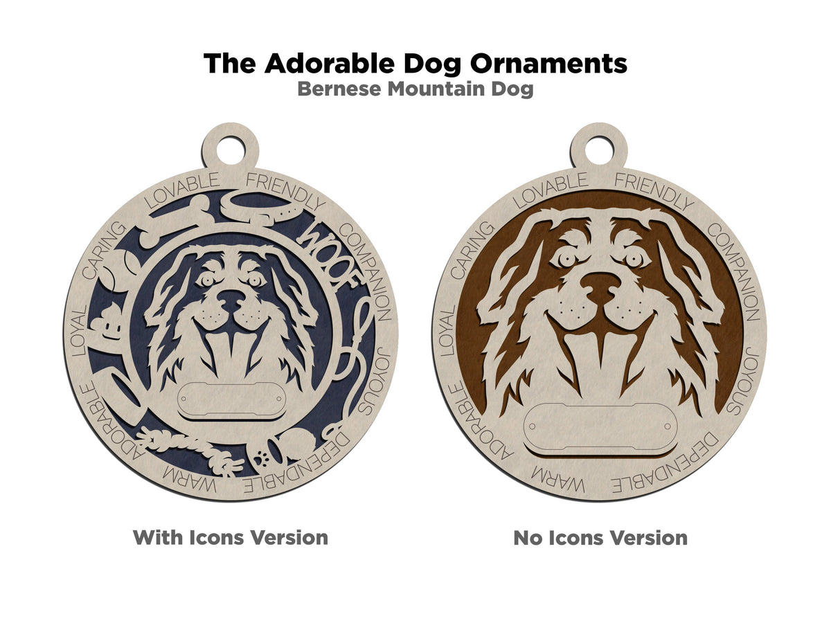 Bernese Mountain Dog Ornament (25)