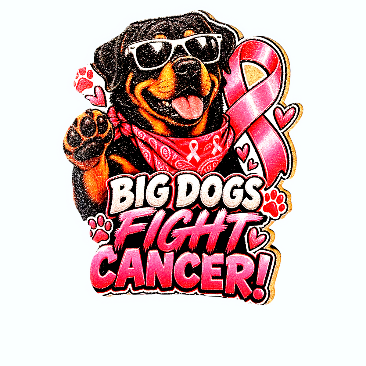 Big Dogs Fight Cancer Magnet