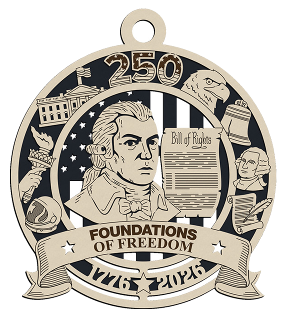 Bill of Rights - 250 Heritage Icon Ornament