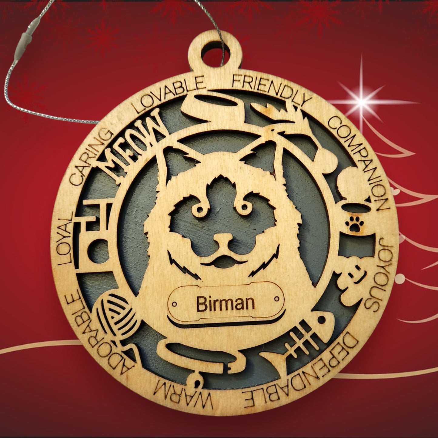 Birman Cat (With Icons)