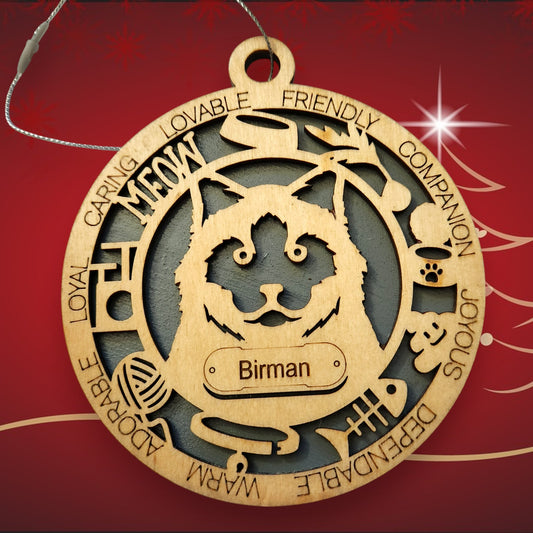 Birman Cat (With Icons)