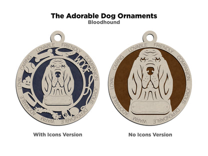 Bloodhound Dog Ornament
