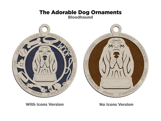 Bloodhound Dog Ornament (27)