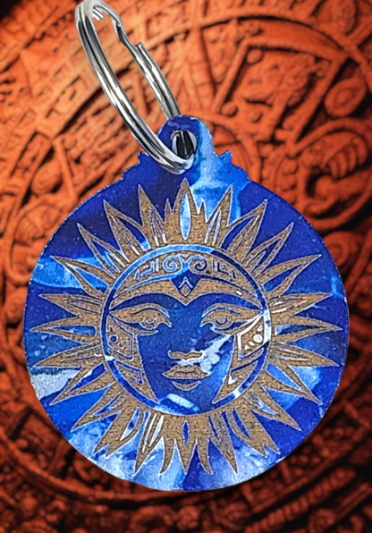 Bohemian Sun Keychain