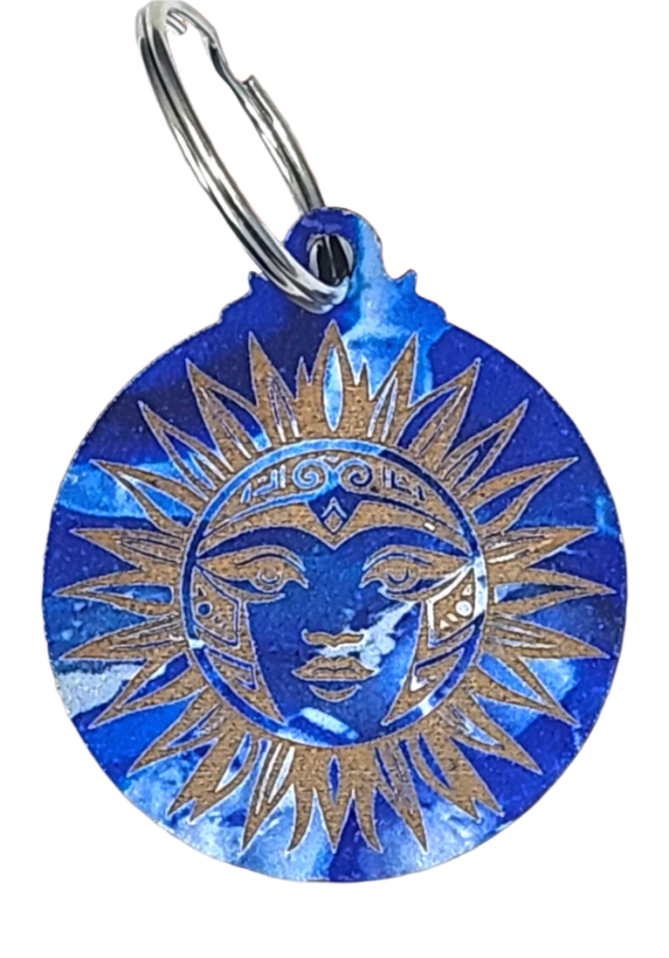 Bohemian Sun Keychain