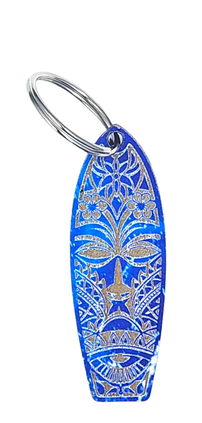 Bohemian Surfboard Keychain