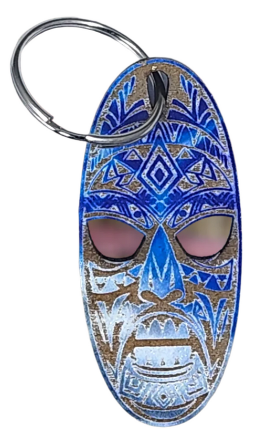 Bohemian Totem Mask Keychain