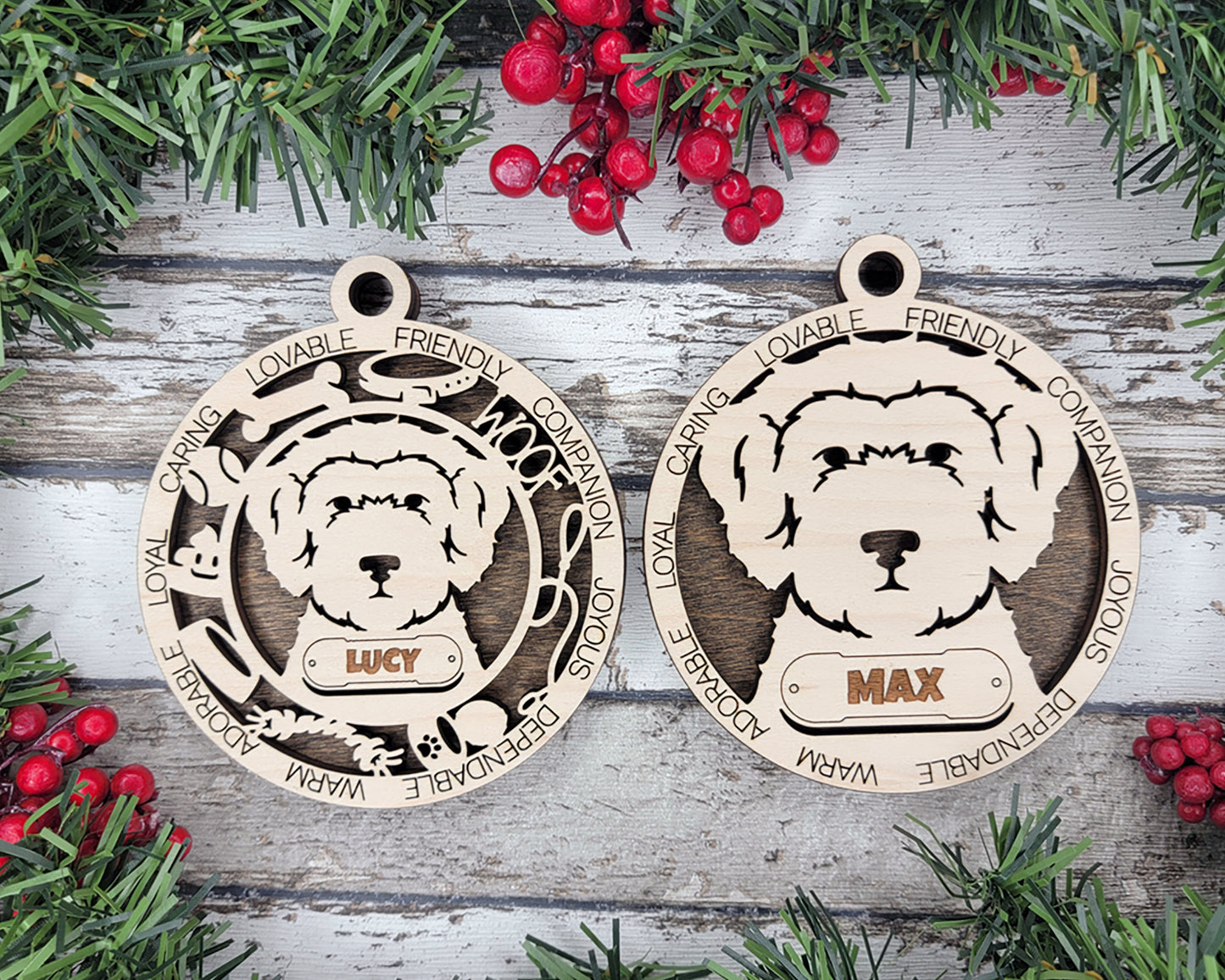 Adorable Dog Ornaments Pack 3