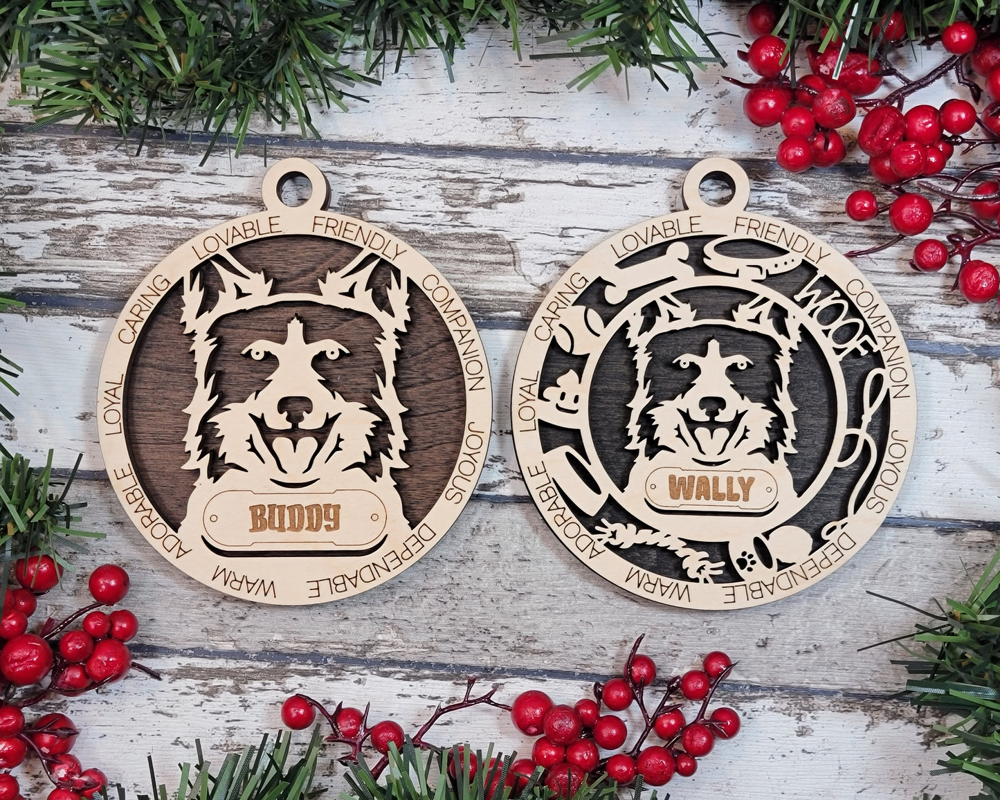 Adorable Dog Ornaments Pack 1