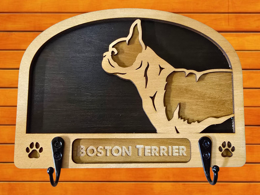 Boston Terrier Leash Holder