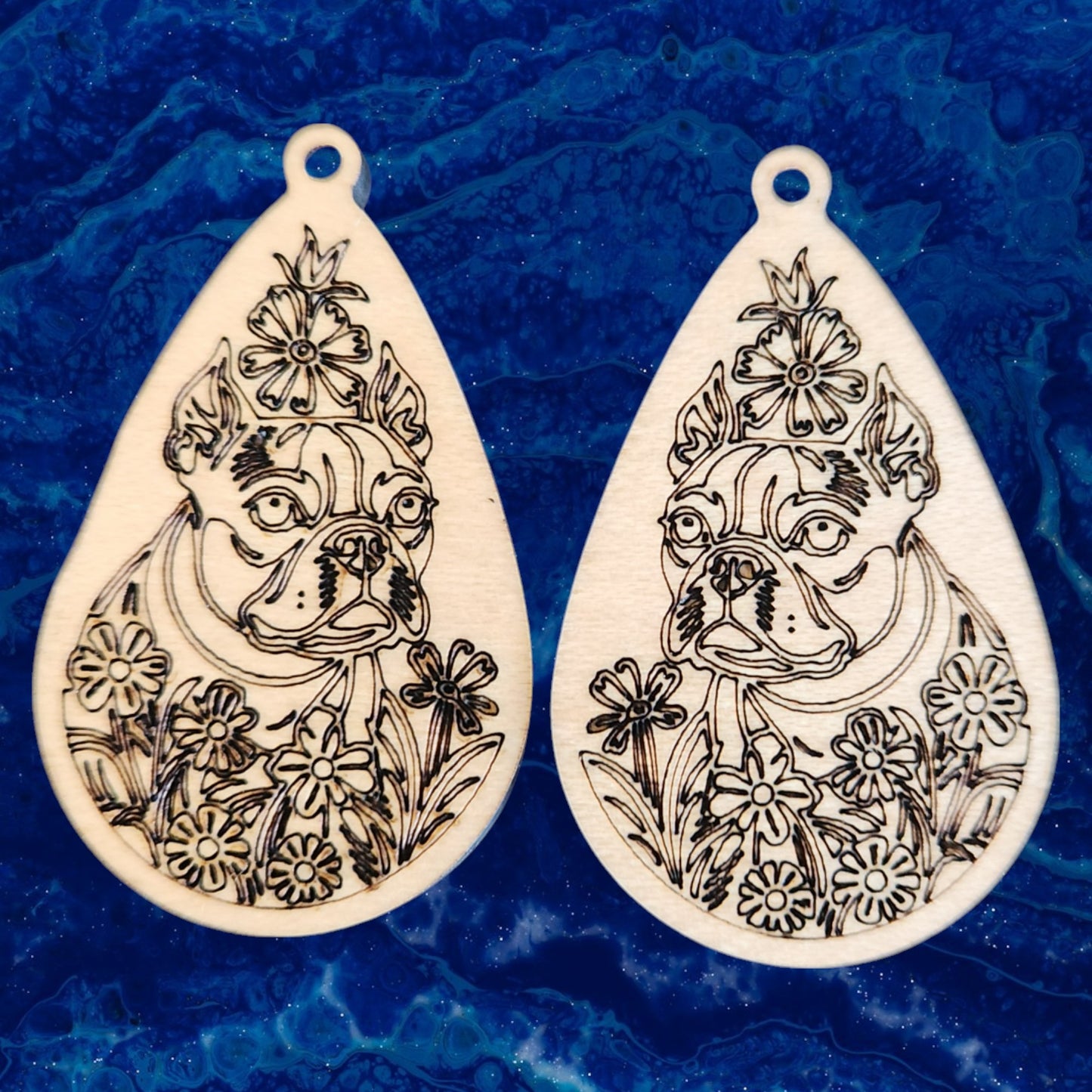 Boston Terrier Earrings