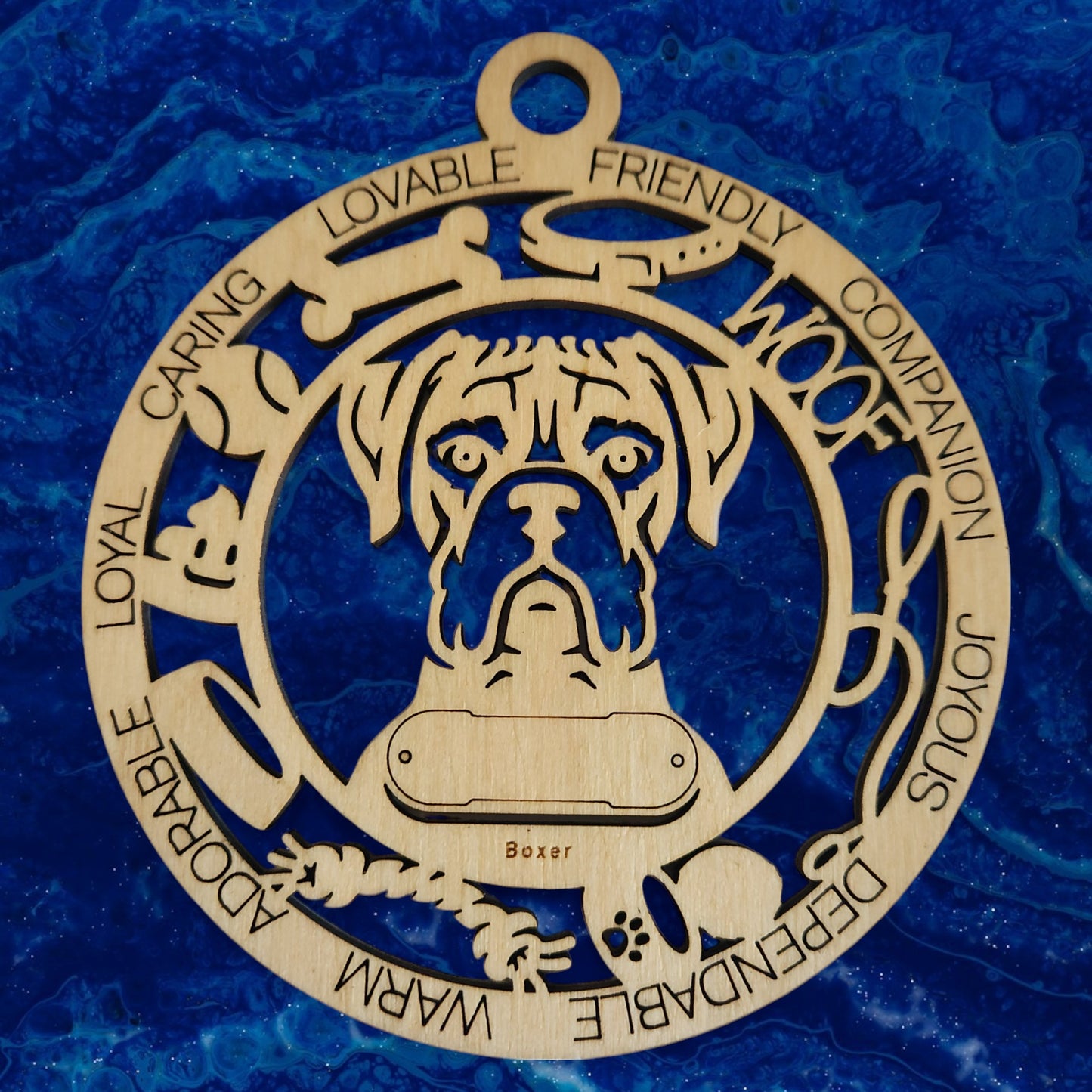 Boxer Dog Ornament