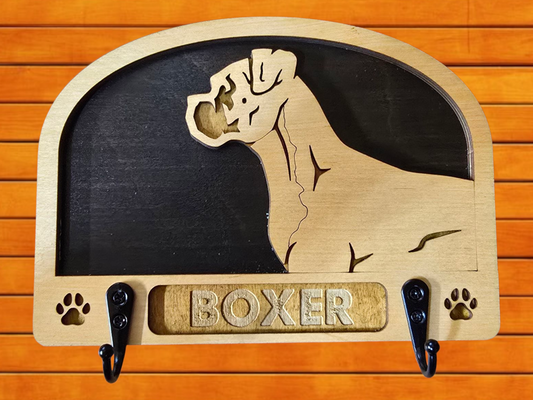 Boxer (Natural) Leash Holder