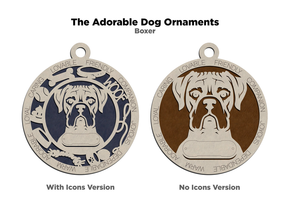 Boxer Dog Ornament (37)