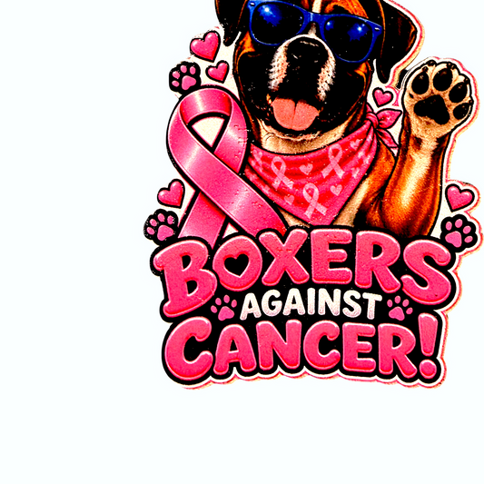 Boxers Against Cancer Magnet
