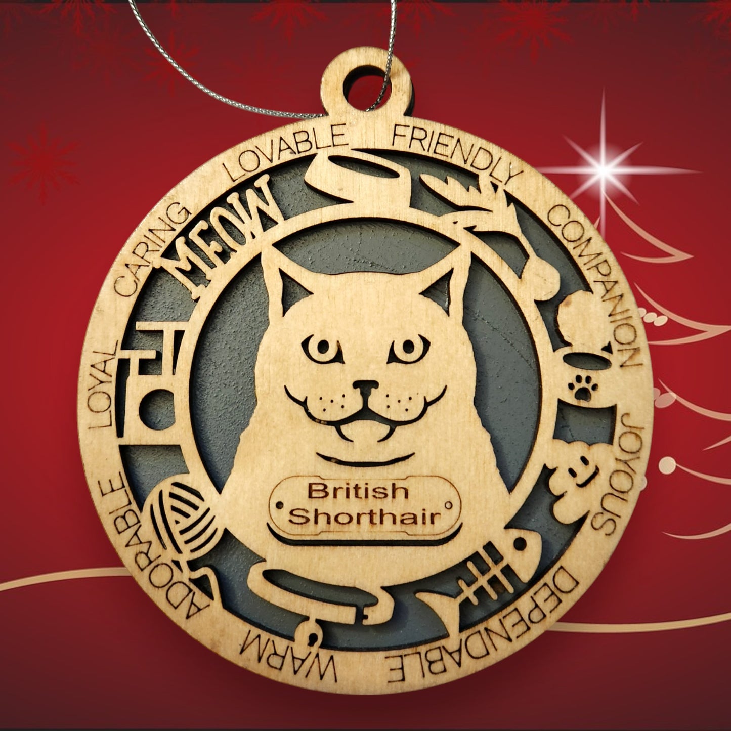 British Shorthair Cat (With Icons)