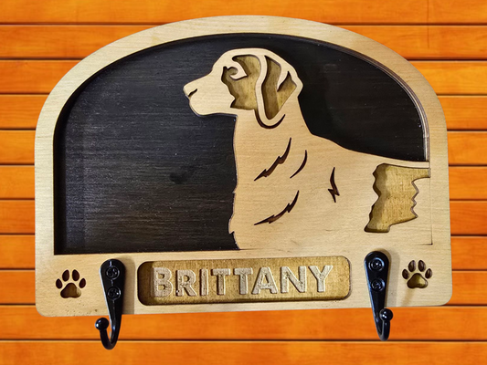 Brittany Leash Holder