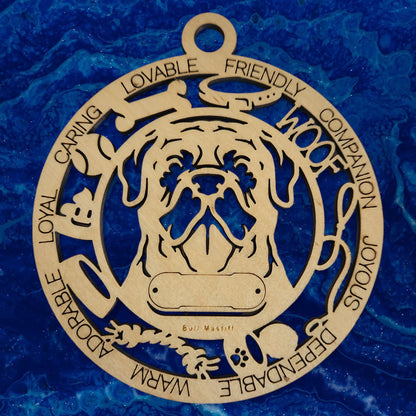 Bull Mastiff Dog Ornament