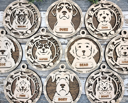 Adorable Dog Ornaments Pack 3