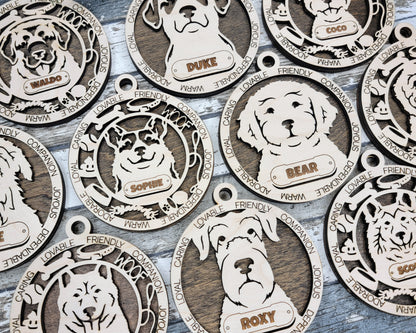 Adorable Dog Ornaments Pack 3