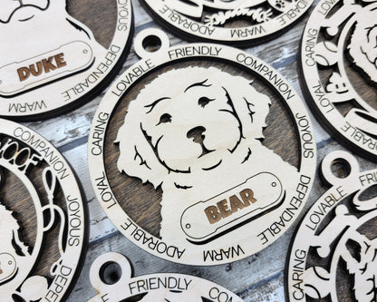 Adorable Dog Ornaments Pack 3