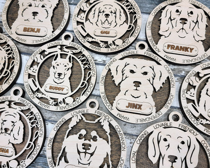 Adorable Dog Ornaments Pack 3