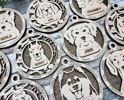 Adorable Dog Ornaments Pack 3