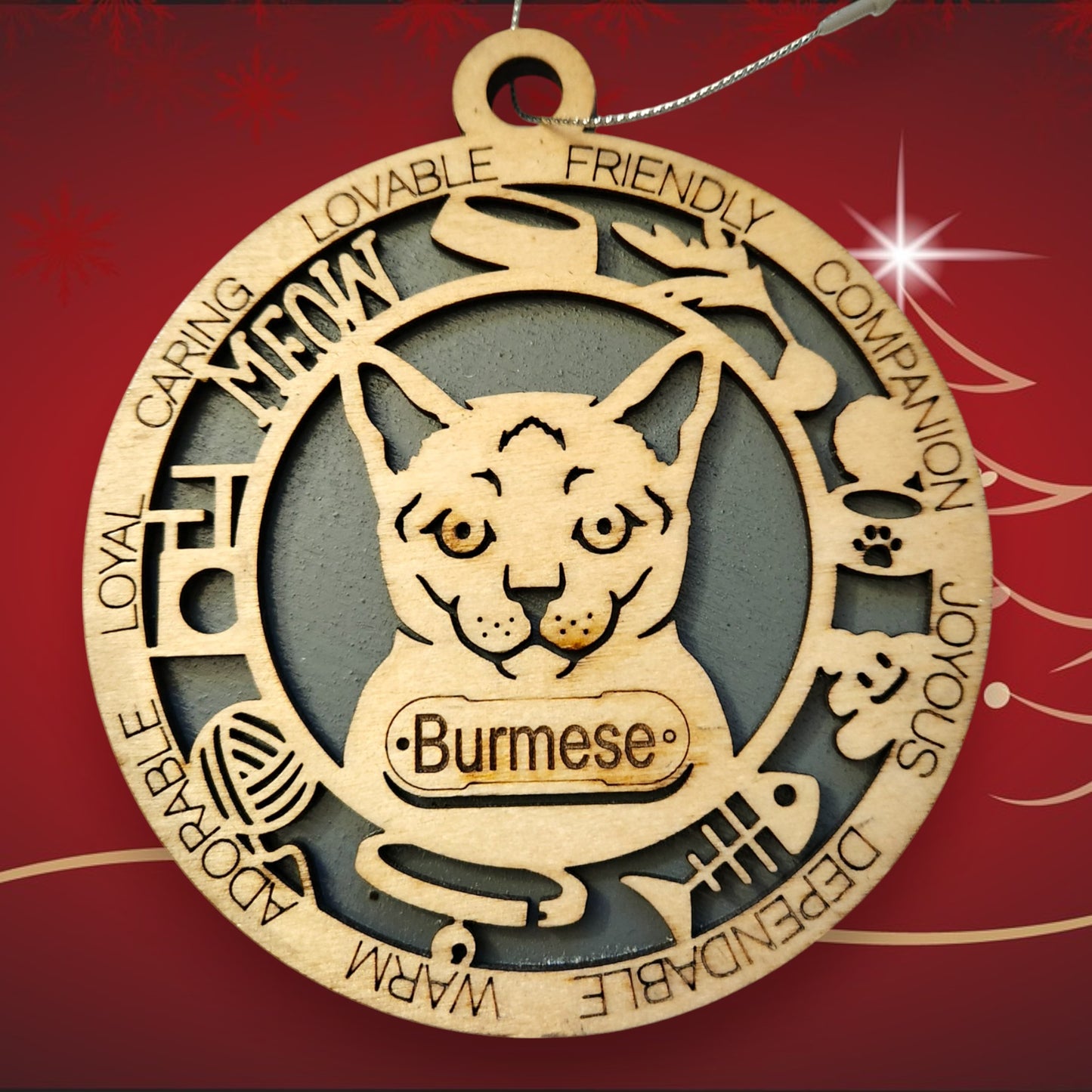 Burmese Cat (with Icons)