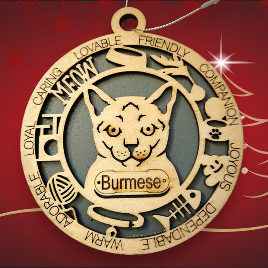 Burmese Cat (with Icons)