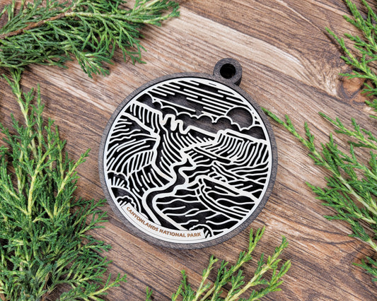 Canyonlands National Park Line Art Ornament