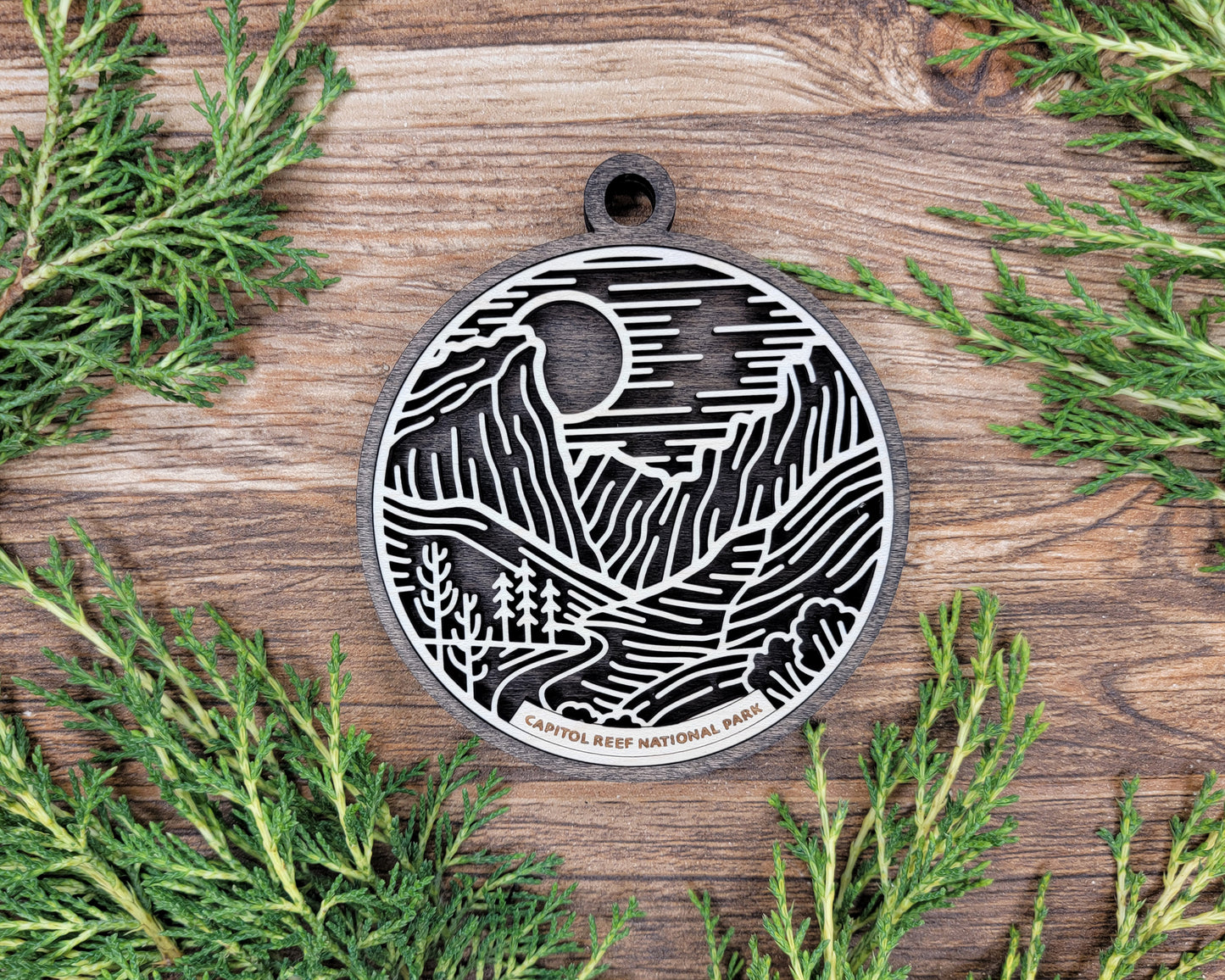 Capitol Reef National Park Line Art Ornament