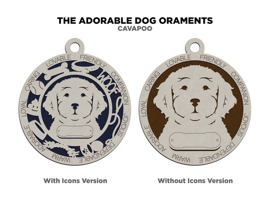 Cavapoo Dog Ornament (49)