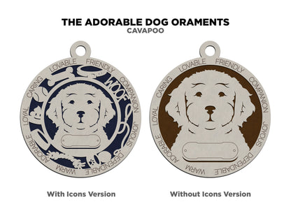 Cavapoo Dog Ornament