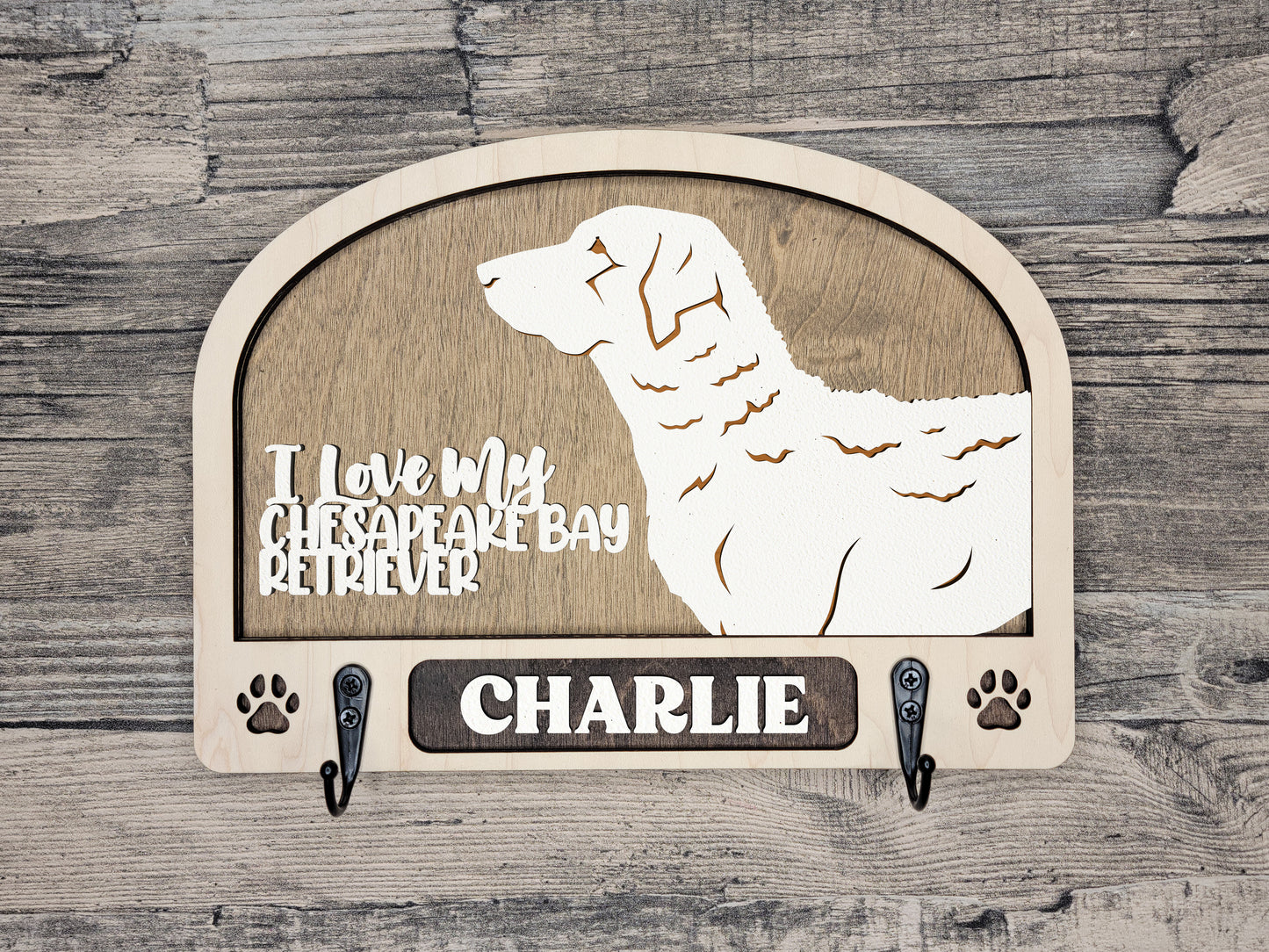 Chesapeake Bay Retriever Leash Holder