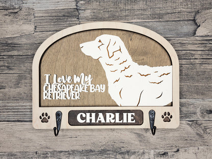 Chesapeake Bay Retriever Leash Holder