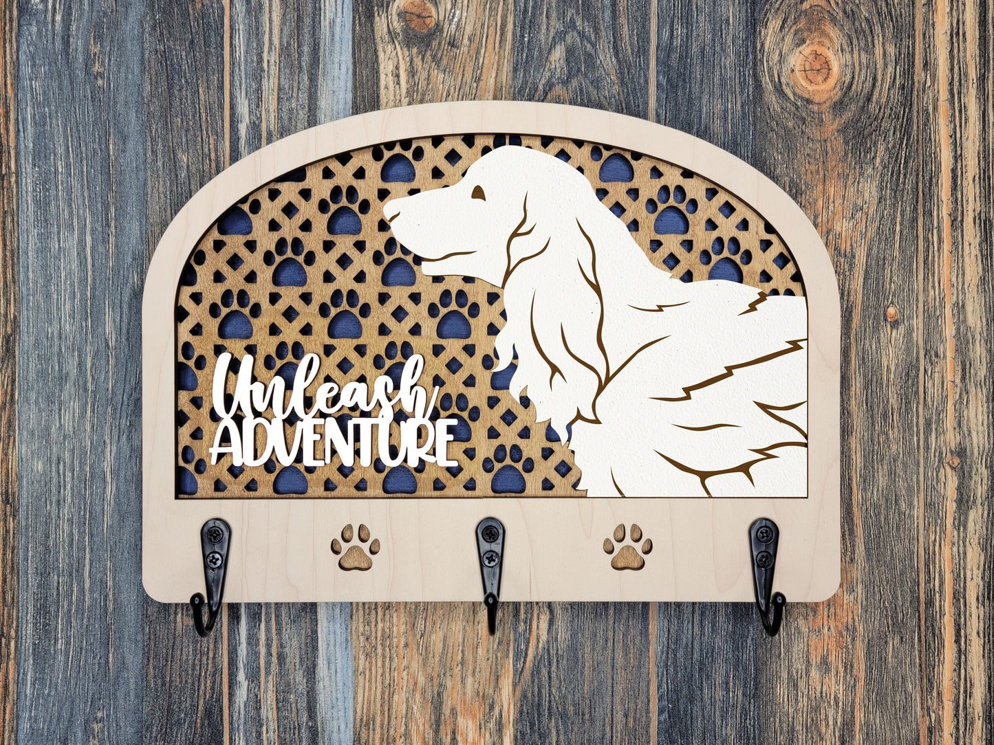 Cocker Spaniel Leash Holder