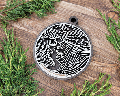 Cuyahoga Valley National Park Line Art Ornament