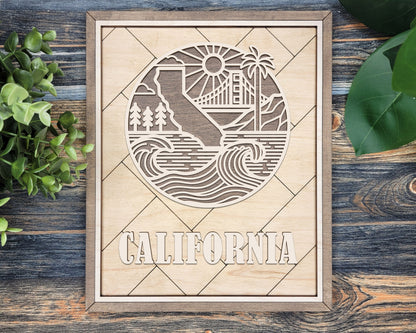 California State Heritage Frame Pop Sign