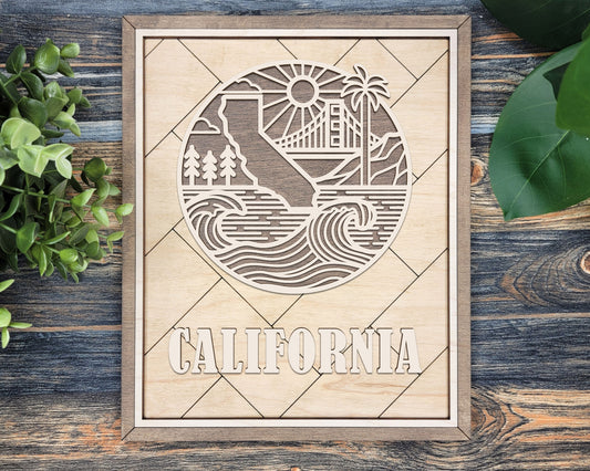 California State Heritage Frame Pop Sign