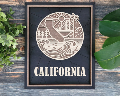 California State Heritage Frame Pop Sign