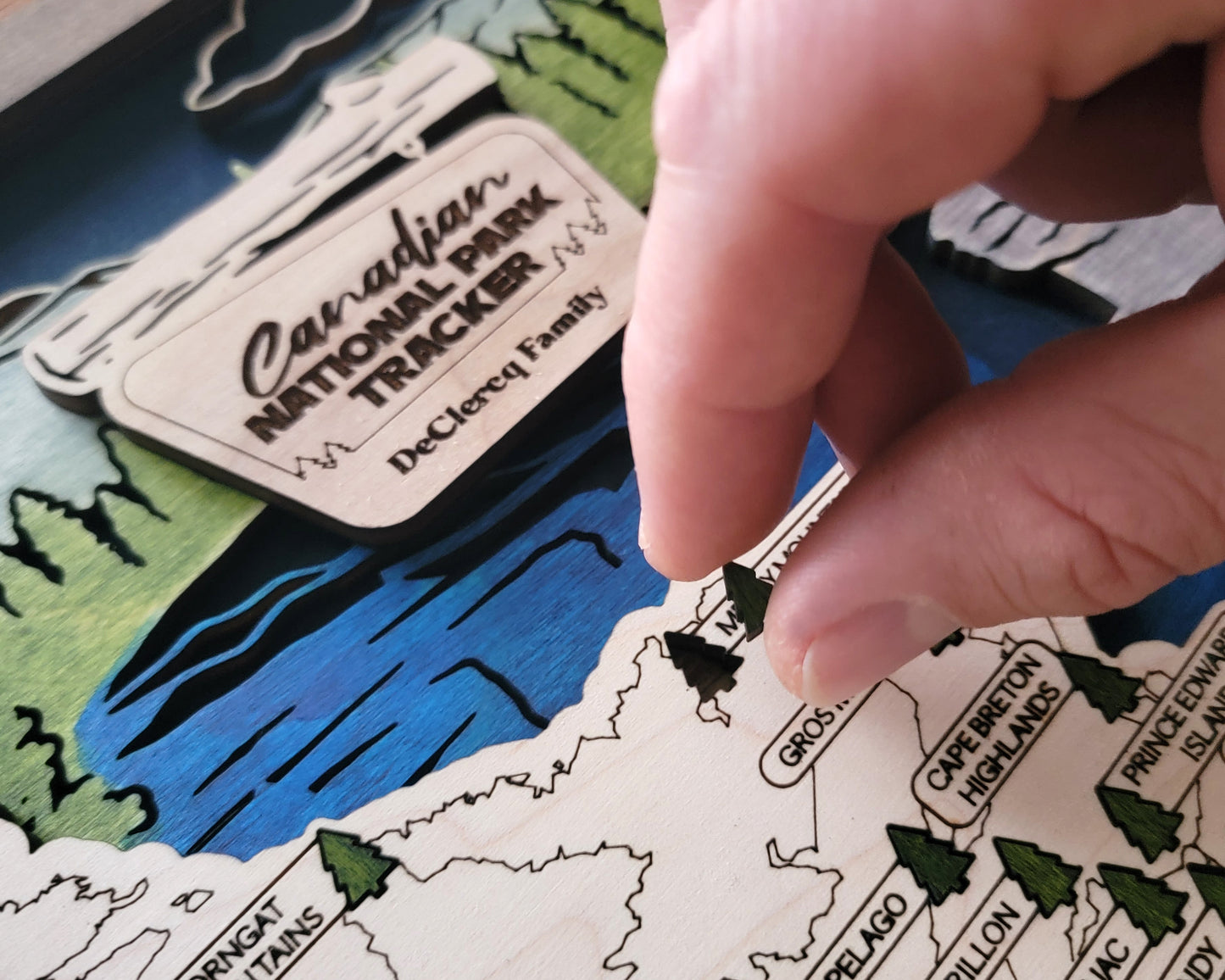 Canada National Parks Travel Map
