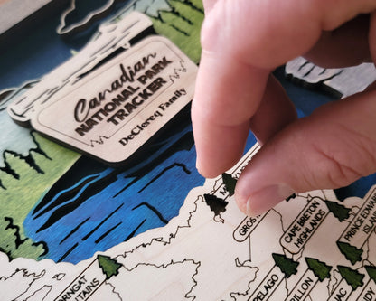 Canada National Parks Travel Map