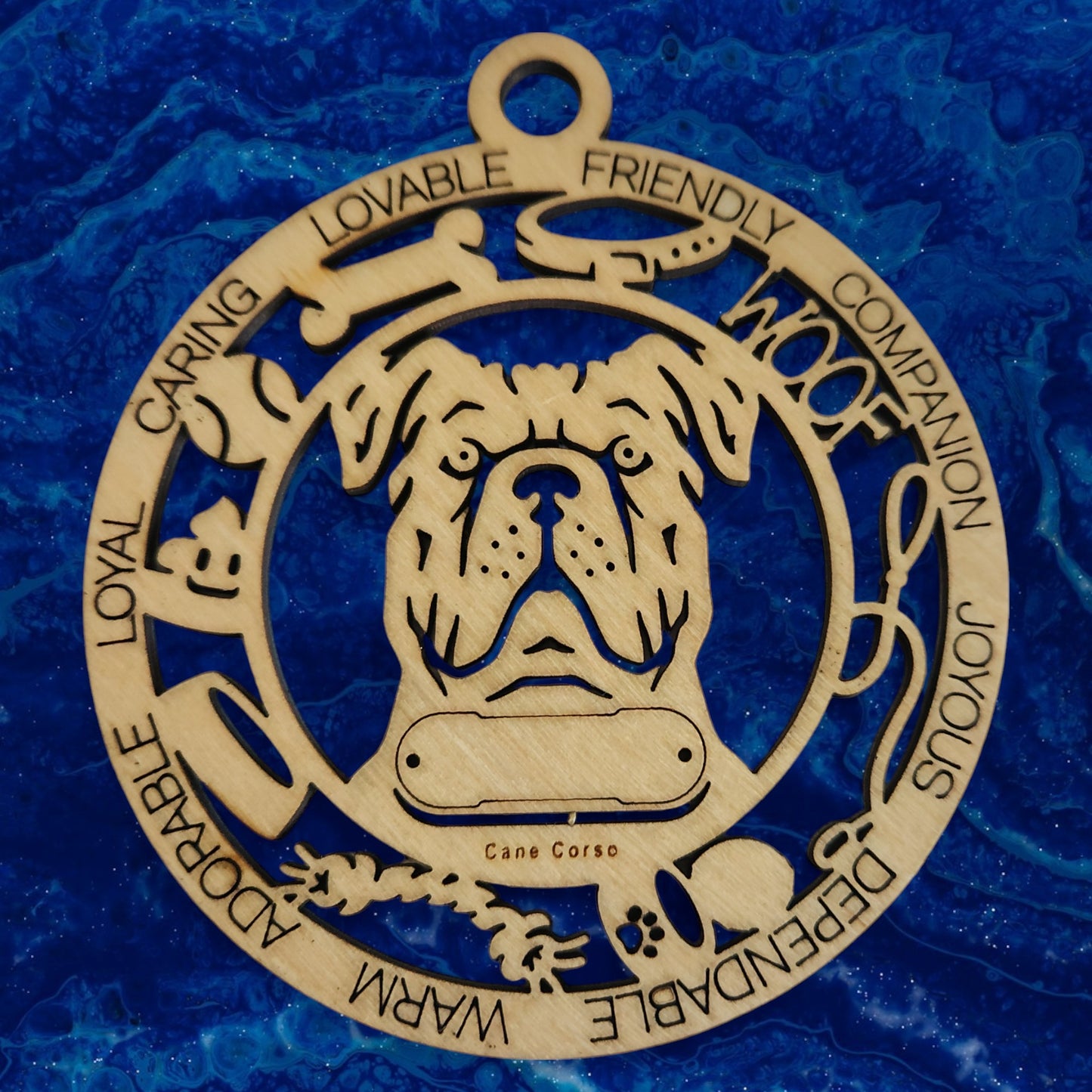 Cane Corso (Natural) Dog Ornament