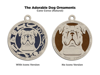Cane Corso (Natural) Dog Ornament