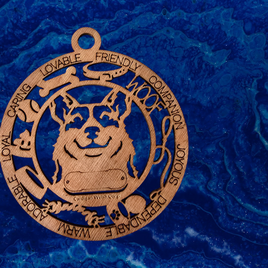 Cardigan Welsh Corgi Dog Ornament (45)