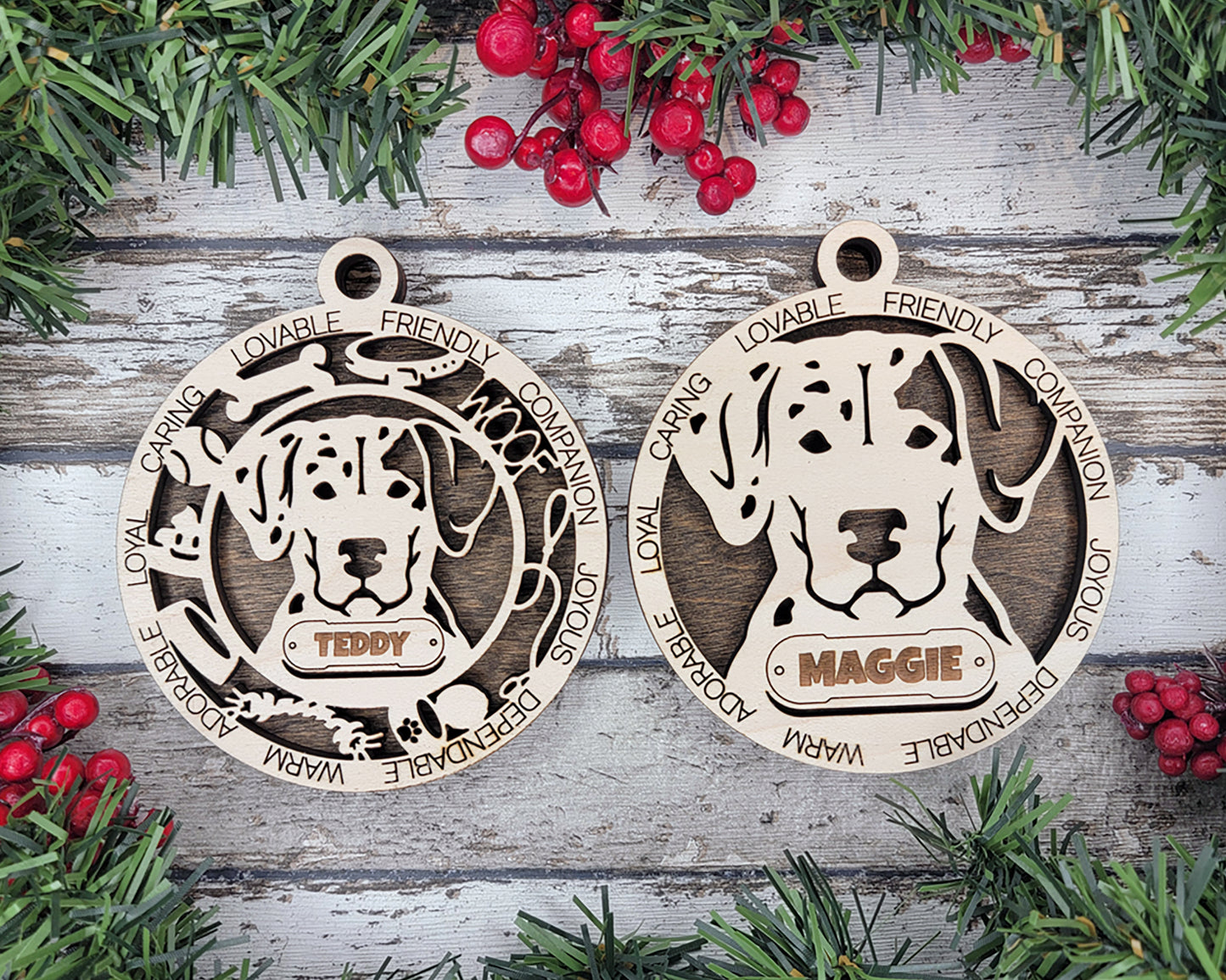 Adorable Dog Ornaments Pack 3