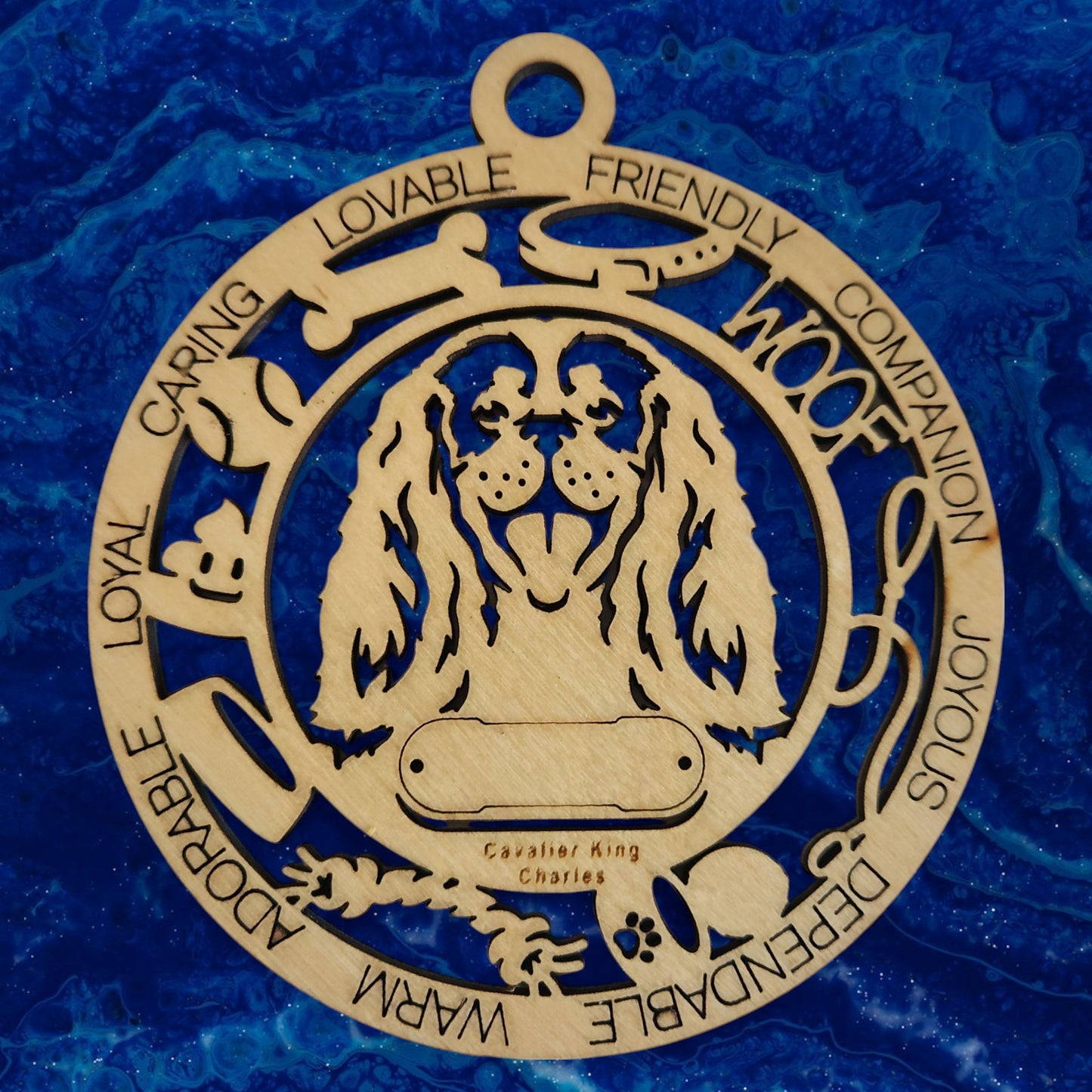 Cavalier King Charles Spaniel Dog Ornament